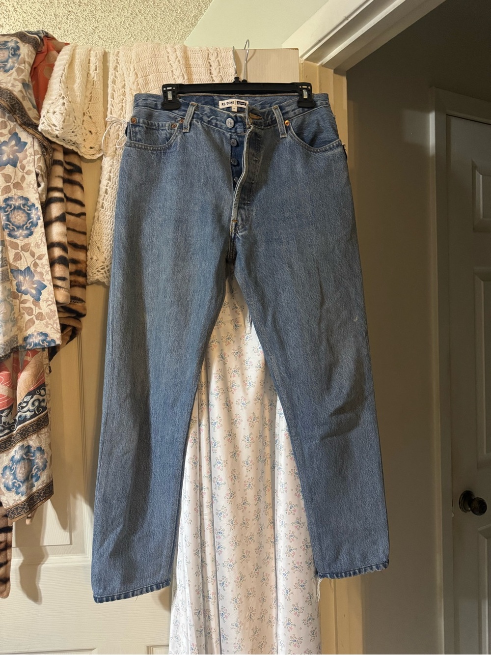 REDONE LEVI’S HIGH RISE RELAXED JEANS